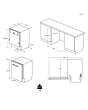 Haier XI 6C4S3FSB-80 Integrated Dishwasher 16 Place Settings