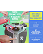 Ninja FS701UKBL SLUSHi Twist Frozen Drink Maker Blue
