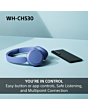 Sony WHCH530P.CE7 Wireless Over Ear Headphones Pink