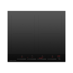 Fisher & Paykel 60cm Induction Hob in Black Glass