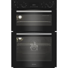 Indesit DII10DB Built In Electric Fan Oven 69L / 36L - Black