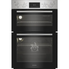 Indesit DII10DIX Indesit Stainless Steel Double Oven