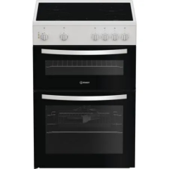 Indesit IDE6VMW Indesit Freestanding 60Cm Double Oven