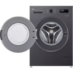 LG F4X1009NMK 9kg 1400 Spin Washing Machine - Slate Grey