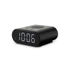 Roberts Radio ORTUSCHARGEBK Wireless Alarm Clock - Black