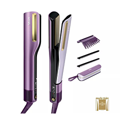 Shark HT401UKPU SilkiPro 2-in-1 Hair Straightener Dryer