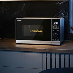 Sharp YC-PS254AU-S 25 Litres Solo Microwave - Silver