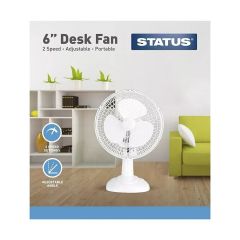 Status D06 6" Desk Fan