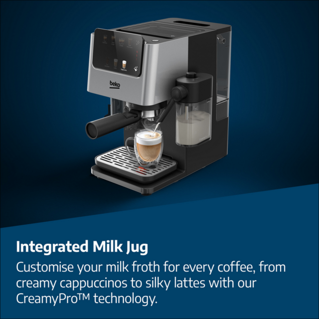 Beko CED7524X Espresso Machine with Grinder Silver