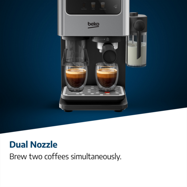 Beko CED7524X Espresso Machine with Grinder Silver