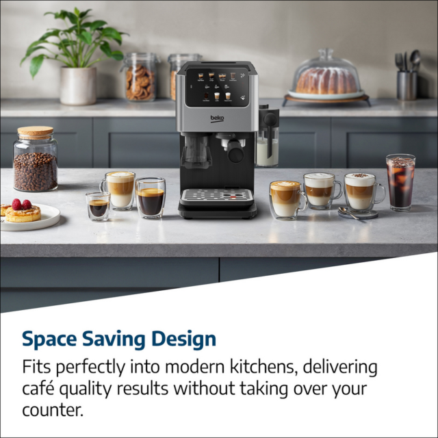 Beko CED7524X Espresso Machine with Grinder Silver