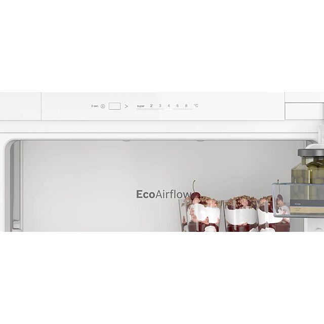 Bosch KIR21NSE0G 54.1cm Built-In Undercounter Larder Fridge - White