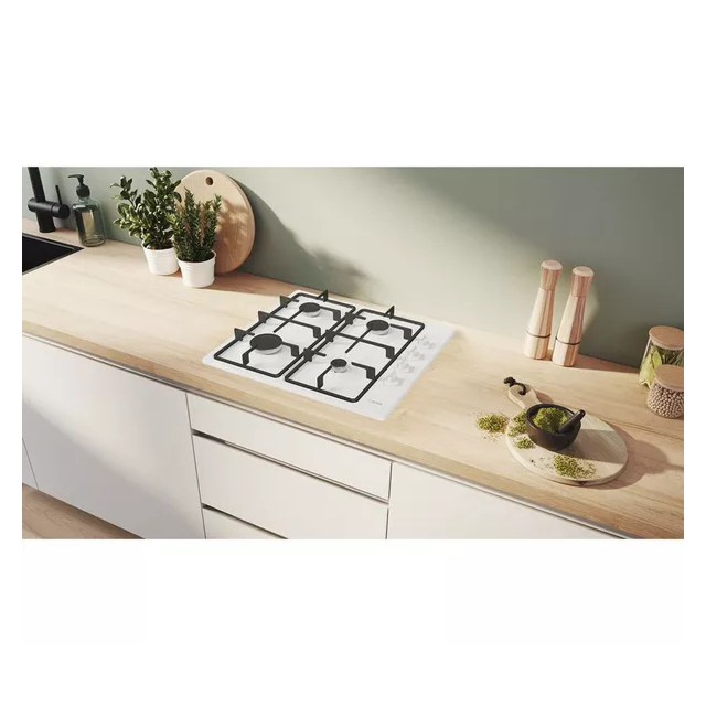 Bosch 296PBP6B2K60 60cm White Gas Hob