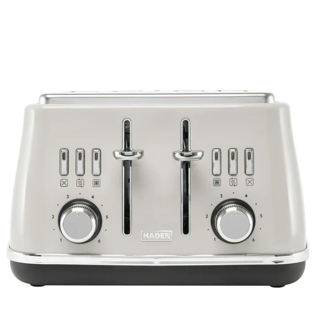 Haden 205995 Cotswold Putty 4 Slice Toaster