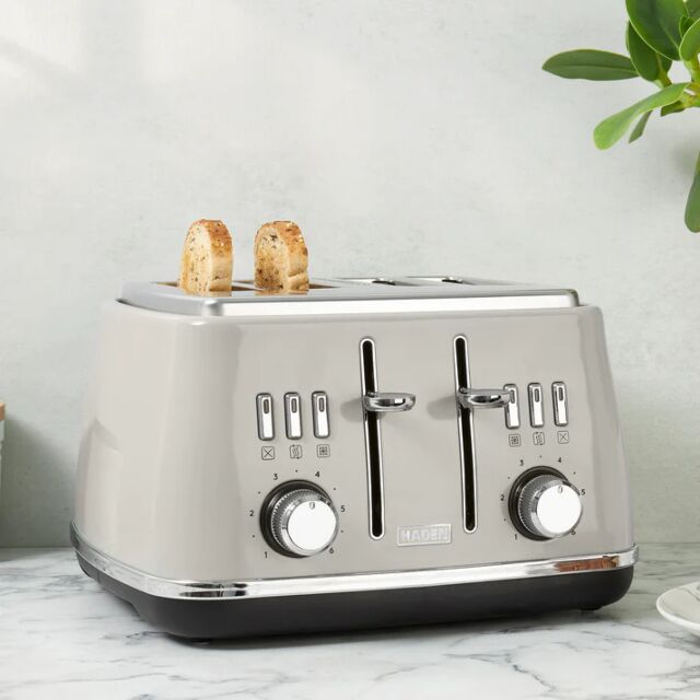 Haden 205995 Cotswold Putty 4 Slice Toaster
