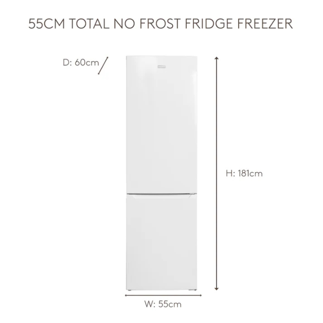 Haden HFF253W Haden Frost Free Fridge Freezer