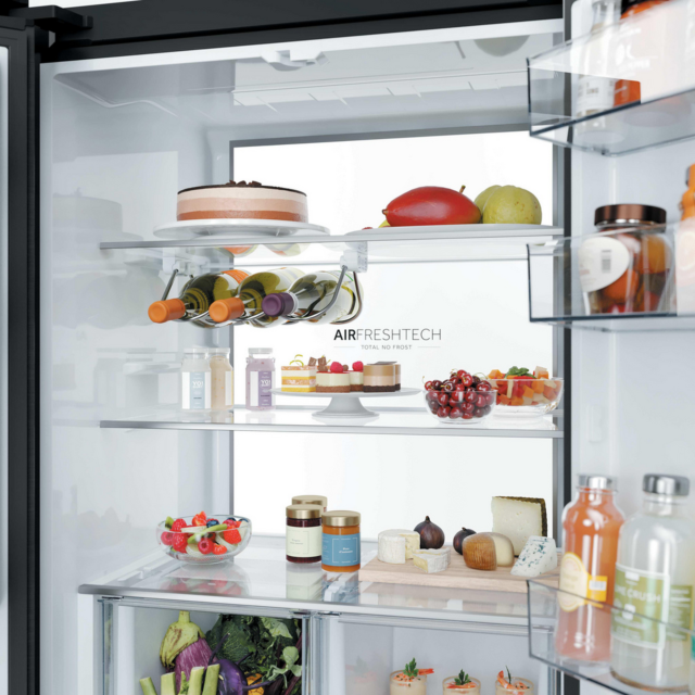 Haier HFKR5718DNMM 60/40 No Frost Multi-door FridgeFreezer