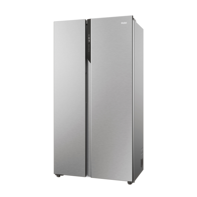 Haier HSR5918DNMP 90.5cm Total No Frost Fridge Freezer - Pt. Inox