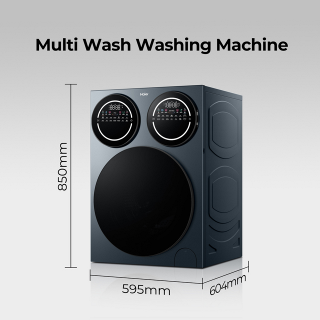 Haier HW12BD14697CU1UK 10kg Washer Dryer Graphite
