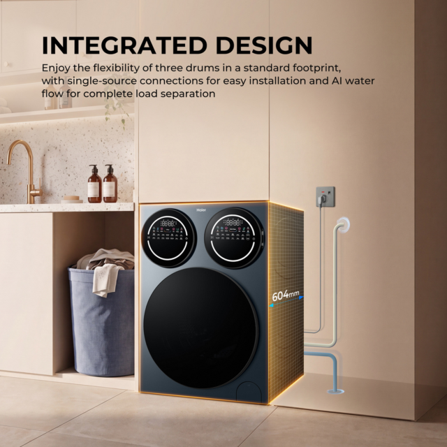 Haier HW12BD14697CU1UK 10kg Washer Dryer Graphite