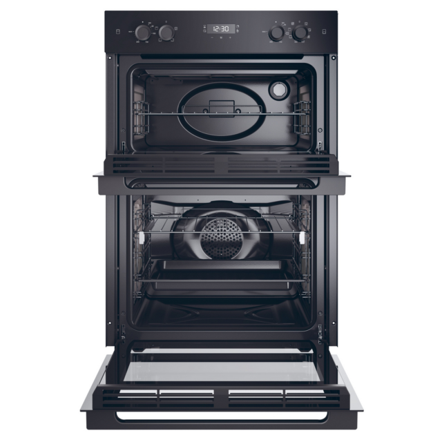 Haier Series 2 HWO9M2M5B Double Electric Oven Black