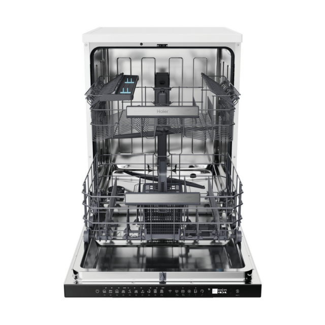 Haier XF 5C7M0W-80 White Dishwasher 15 Place Settings