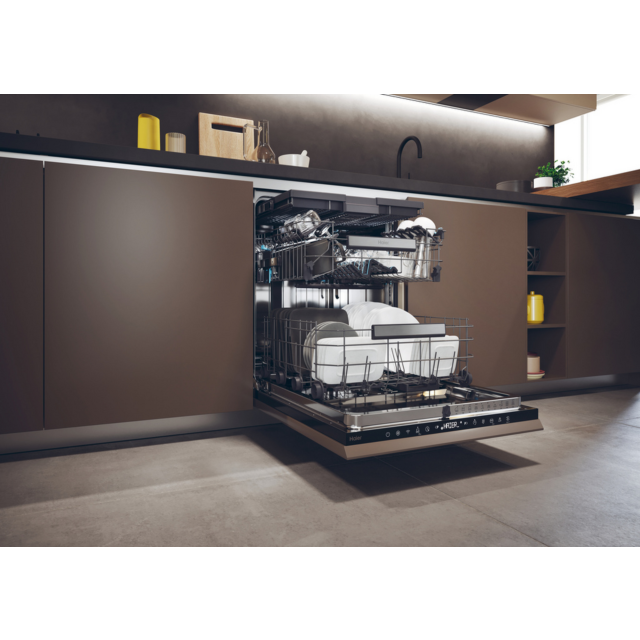 Haier XI 6C4S3FSB-80 Integrated Dishwasher 16 Place Settings