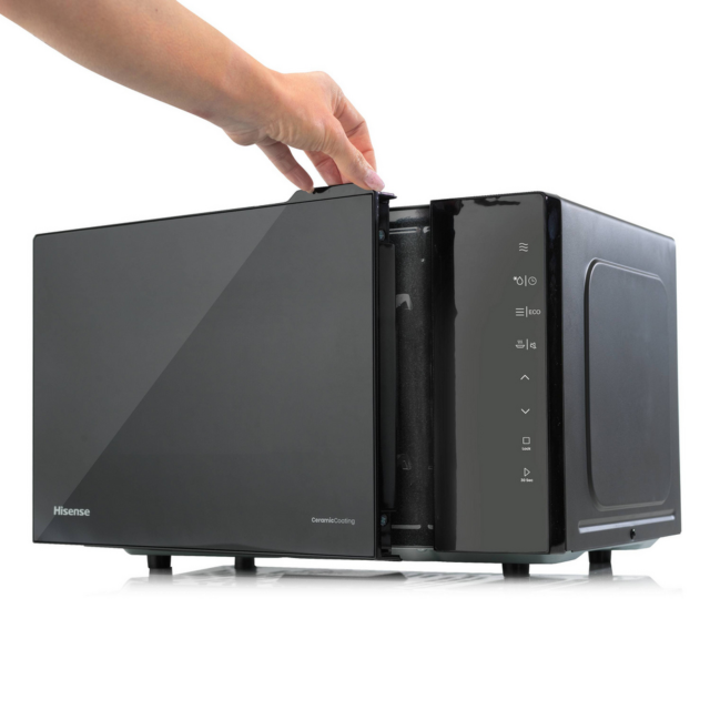Hisense H23MOBS5H4UK 23L Solo Microwave in Black