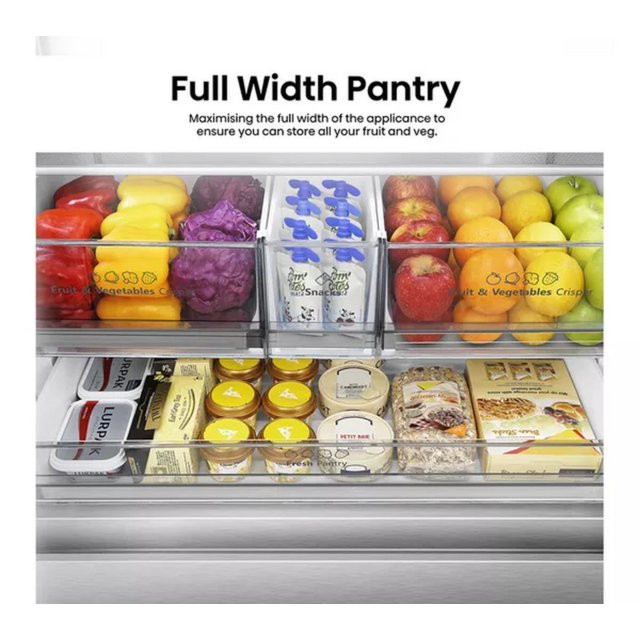 Hisense RF815N4SESE Silver No Frost Fridge Freezer