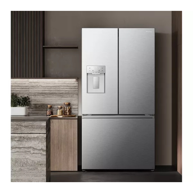 Hisense RF815N4SESE Silver No Frost Fridge Freezer