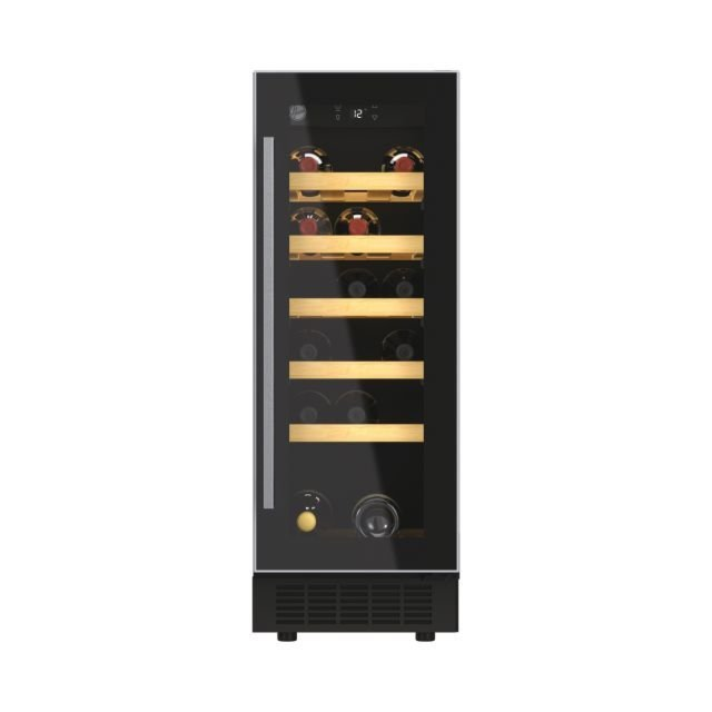 Hoover HWCB 30  UK/N  HWCB30UK/N 29.5cm Built In Wine Cooler - Black