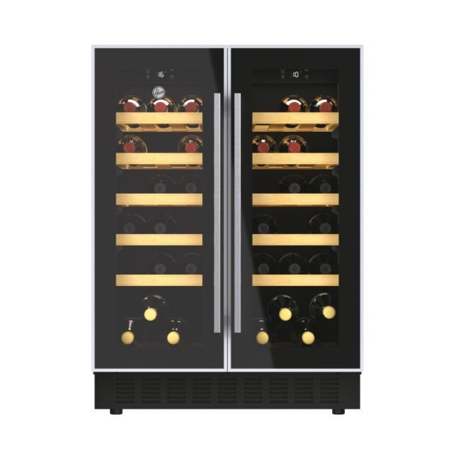 Hoover HWCB 60D UK/N HWCB60DUK/N 59.5cm Built In Wine Cooler - Black