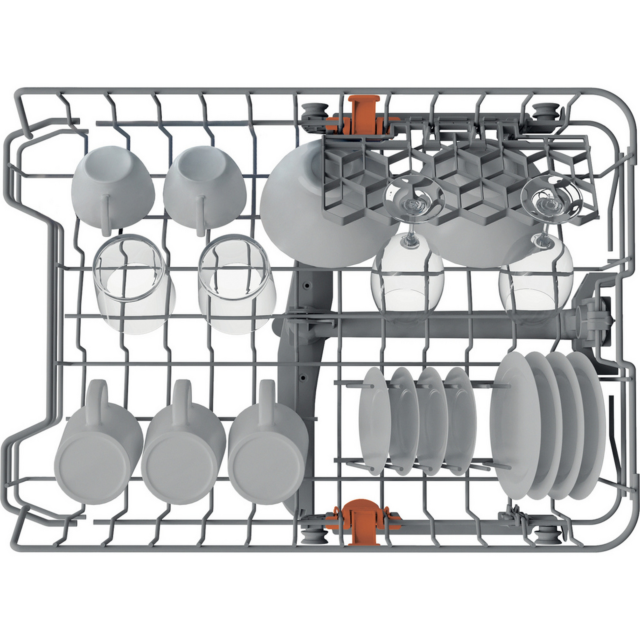 Hotpoint HP2ID10CS80UK Slimline Dishwasher, 10 Settings