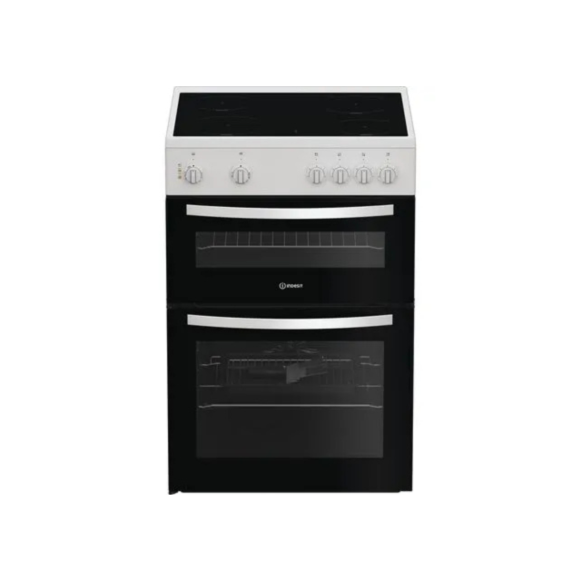 Indesit IDE6VMW Indesit Freestanding 60Cm Double Oven