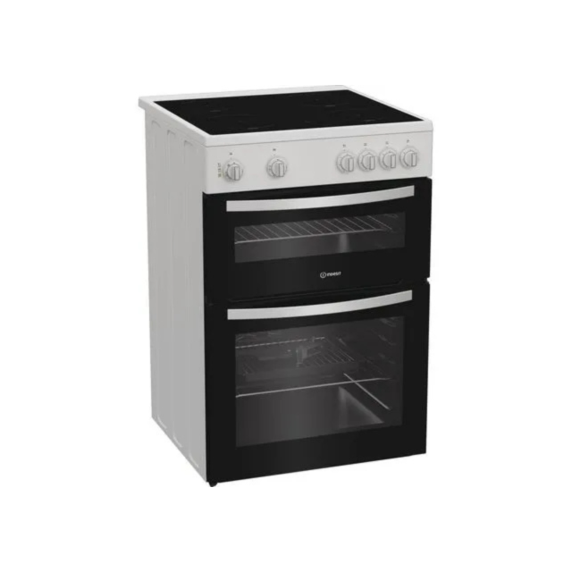 Indesit IDE6VMW Indesit Freestanding 60Cm Double Oven
