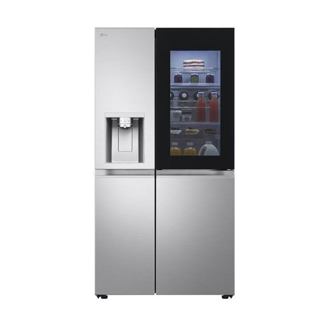 LG GSXE91BSAD Side By Side 91.3cm Non Plumbed - Fridge Freezer - Brushed Steel