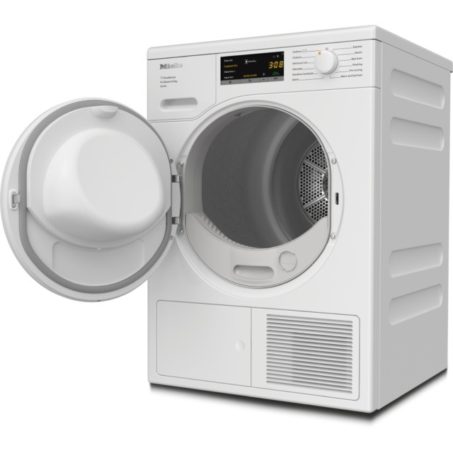 Miele TEA525 WP TEA525 8kg Heat Pump Tumble Dryer - White