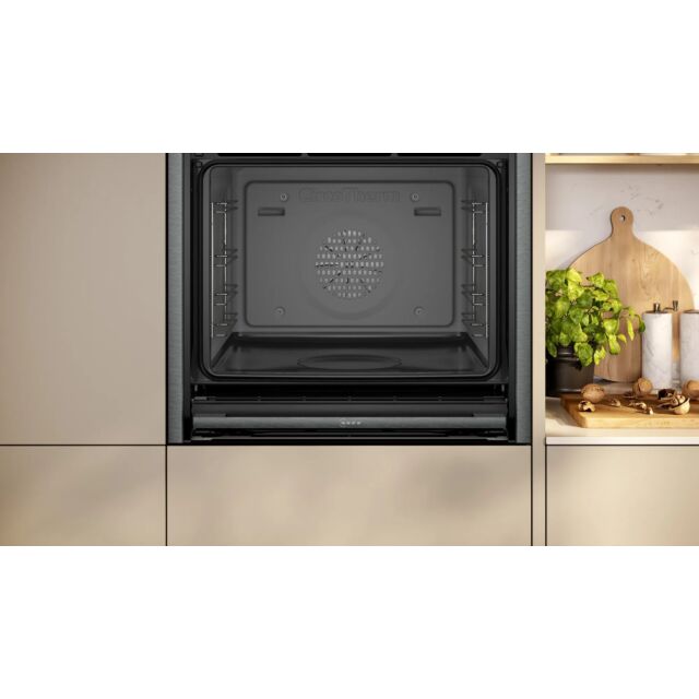 Neff B64FT53G0B 59.6cm Built In Steam Oven - Graphite Grey