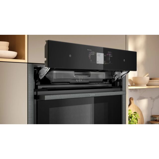 Neff B64FT53G0B 59.6cm Built In Steam Oven - Graphite Grey