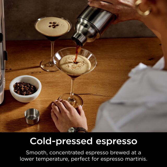 Ninja ES701UK Luxe Café Pro Series Espresso Machine - Black/Stainless Steel