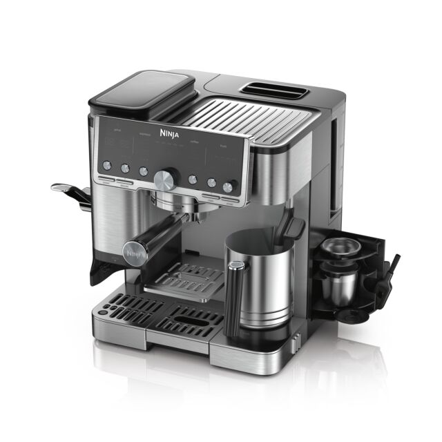 Ninja ES701UK Luxe Café Pro Series Espresso Machine - Black/Stainless Steel