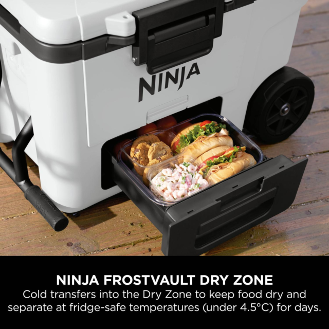 Ninja FB245UKWH FrostVault 42L Wheeled Cooler White