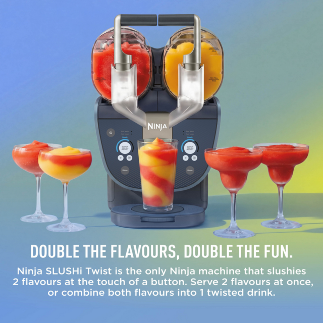 Ninja FS701UKBL SLUSHi Twist Frozen Drink Maker Blue
