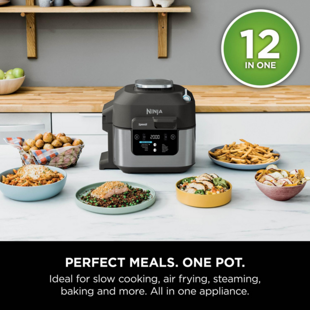 Ninja ON500UK Speedi 12-in-1 Air Fryer & Slow Cooker