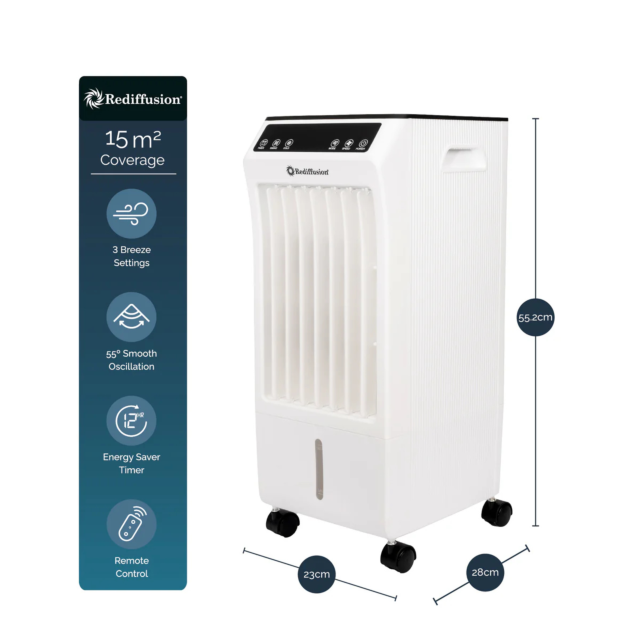 Rediffusion REDAC01WT 4 In 1 Digital Air Cooler