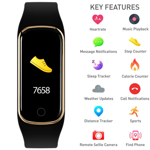 Reflex Active RA08-2118 Series 8 Activity Tracker - Black