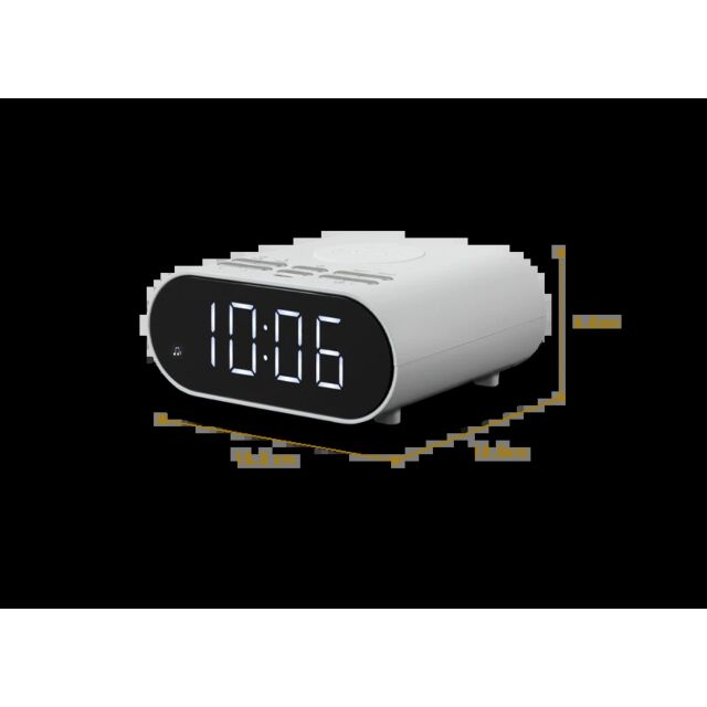 Roberts Radio ORT-CHARGEDW  CHARGEDW Clock Radio - White