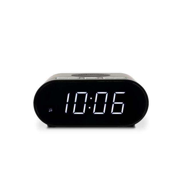 Roberts Radio ORTUSCHARGEBK Wireless Alarm Clock - Black