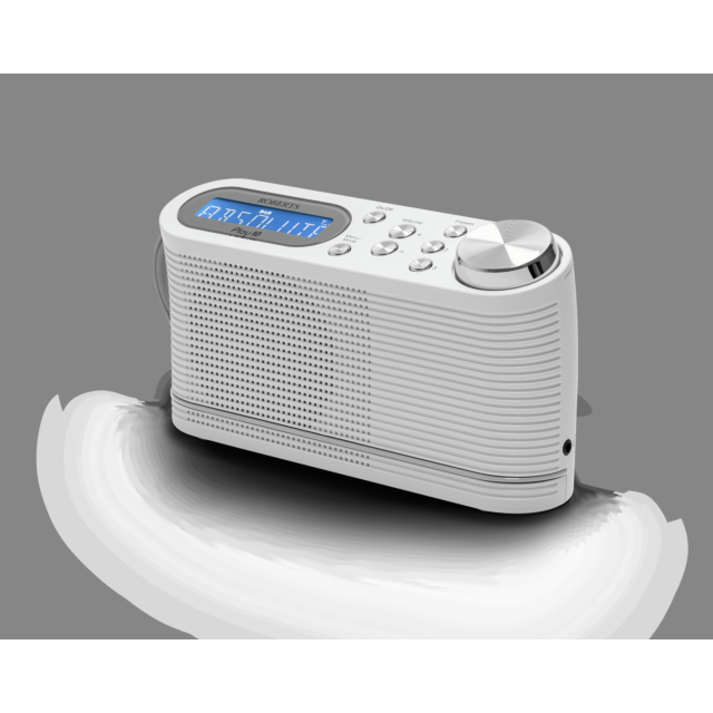 Roberts Radio PLAY10W DAB+/DAB/FM RDS Radio - White