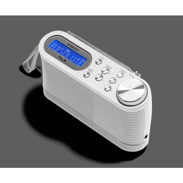 Roberts Radio PLAY10W DAB+/DAB/FM RDS Radio - White